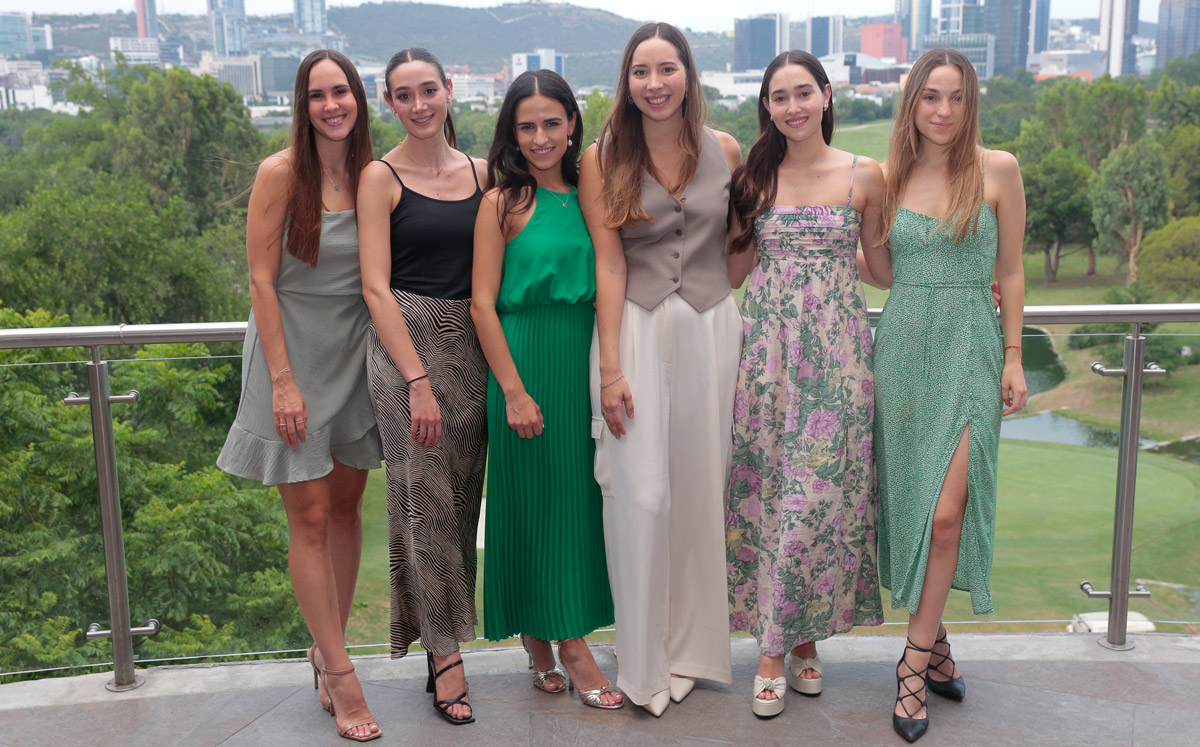 Sofía Guzmán, Katia Ruenes, Vivian Sagaón, Ale Maiz, Rebeca Nájera y Baby Quintanilla / Foto: Daniel Saldívar