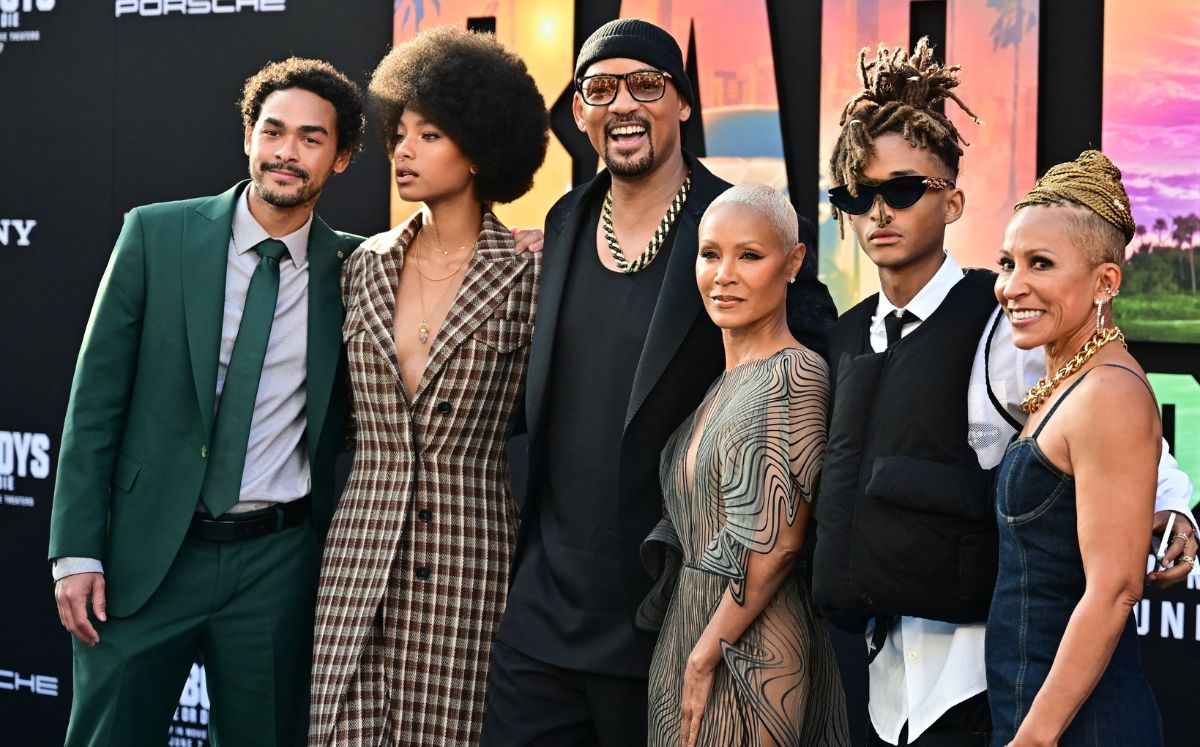 Will Smith y Jada Pinkett Smith en premiere de "Bad Boys: Ride or Die" (Getty Images)