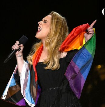 Adele defiende a comunidad LGBT, tras comentario ofensivo en concierto (Foto: Getty)