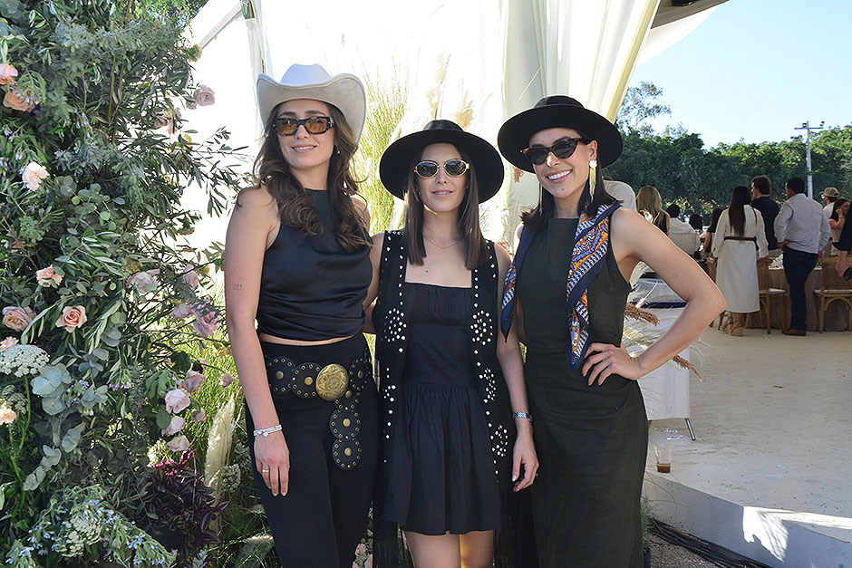 Andrea González, Mariana Lemus y Mónica Salido