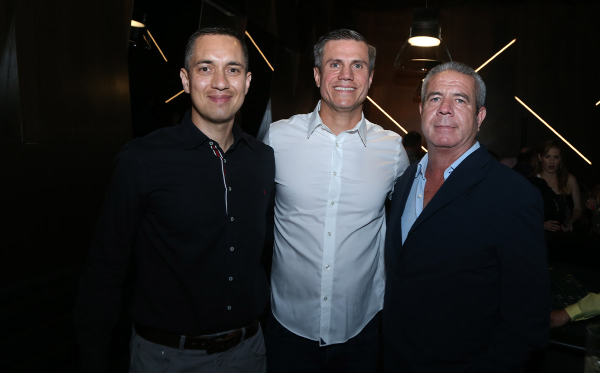 César Anaya, Enrique Meade y Arturo Meade