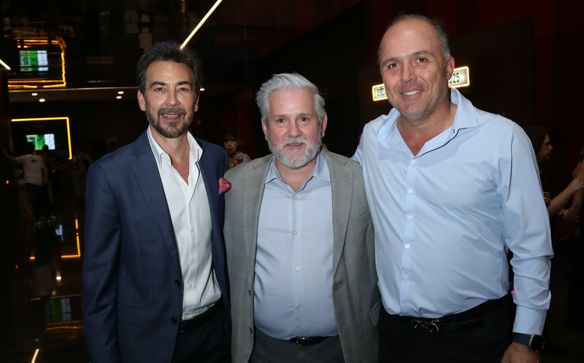 Eudelio Garza Mercado, Eugenio Alanís y Bernardo Bichara
