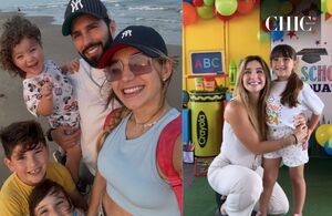 Marcela Mistral celebra la salida del kinder de su hija sin Poncho de Nigris (Instagram)