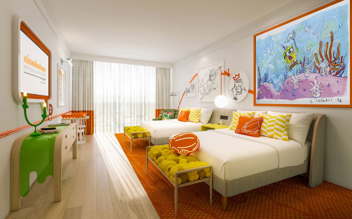 El nuevo hotel de Nickelodeon será inaugurado en el 2026 (Foto: Cortesía)