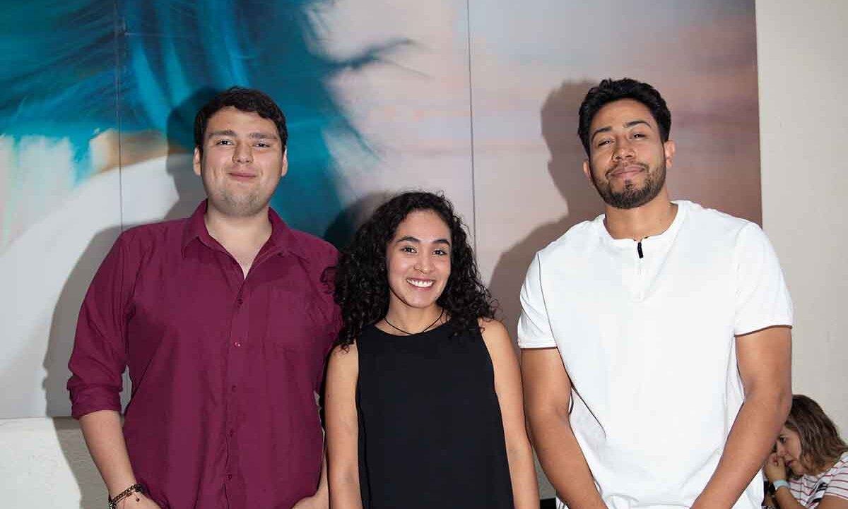 Jorge Lázaro, Paulina Lagunas y Pablo Terrazas