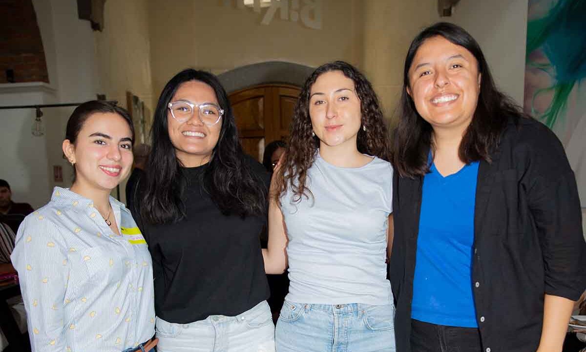 Gabriela Murales, Leo Martínez, Arely Argáez y Abigail Cabrera