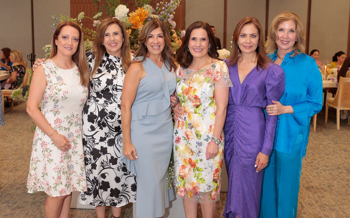 Carla Martínez, Katia Kalifa, Melba Vela, Alicia de Sanmiguel, Emely Assad y Érika Segura / Foto: Daniel Saldívar