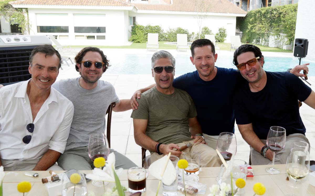 Carlos García, Eduardo Assad, Gabo Elizondo,  José Carlos Villanueva y Lorenzo Garza