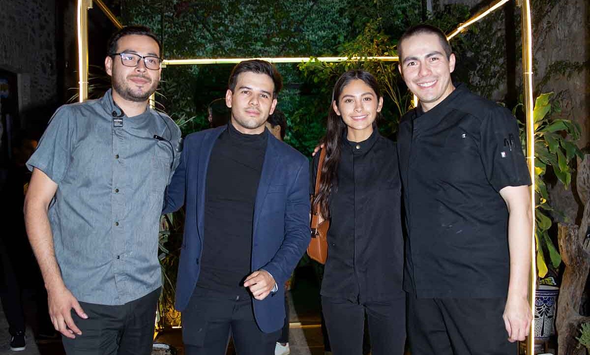 Abdiel Mesa, Erik Nuñezx, Natalia Gazca y Víctor Rosas