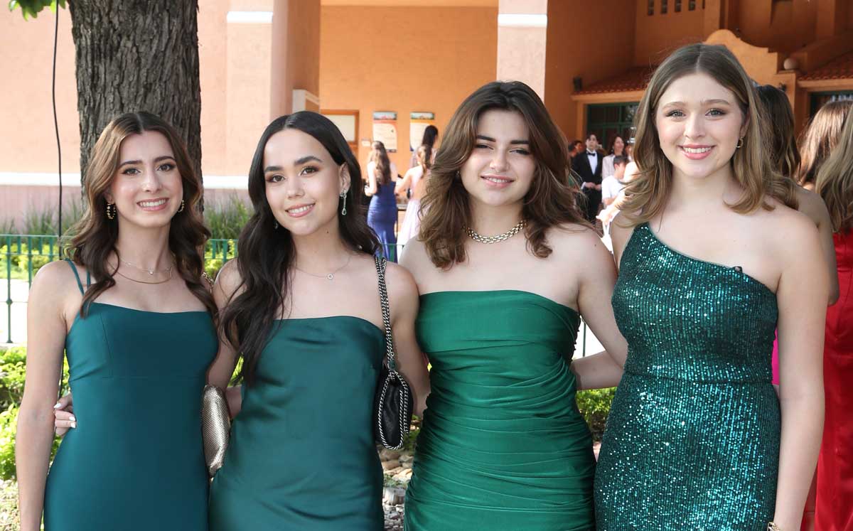 Isabel Costa, Sofía Meneces, Catalina Garza y Regina Mosqueda