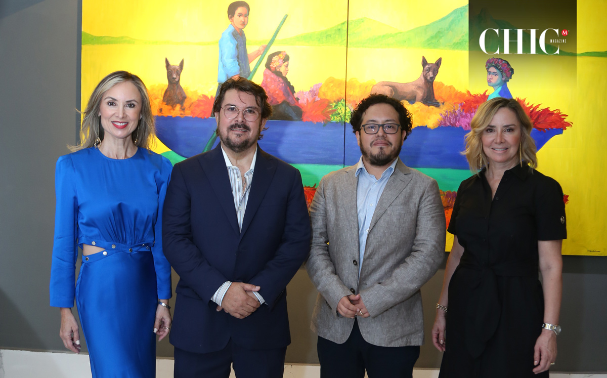 Lorena Gama, Jorge Gama, Diego Alcalde y Lucila Gama / Foto: Roberto Alvarado
