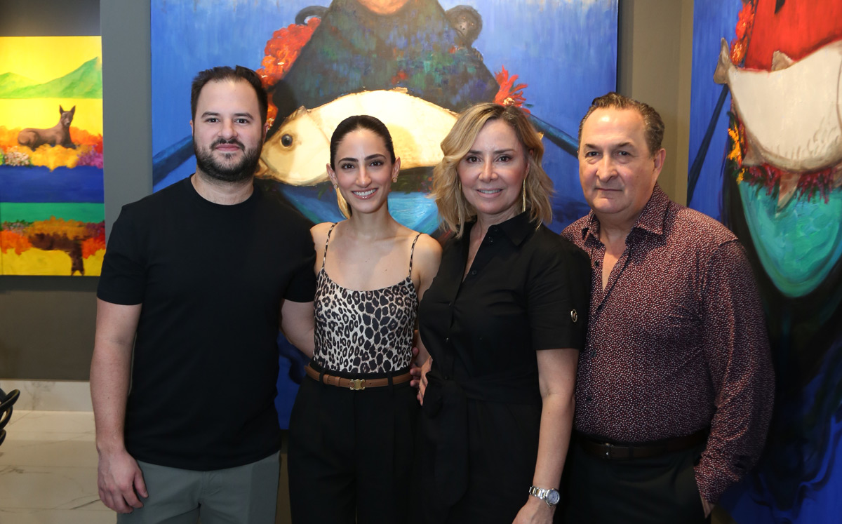 Ricardo Cisneros, Alejandra Sañudo, Lucila Gama y Ricardo Cisneros / Foto: Roberto Alvarado