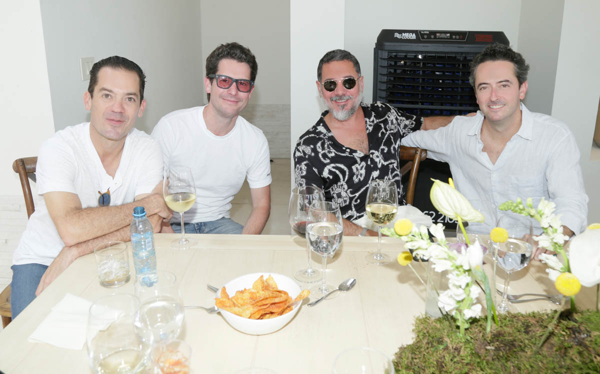 Sergio Gutiérrez, Dionisio González, Ferruko Pérez-Salinas y Mauricio Morales