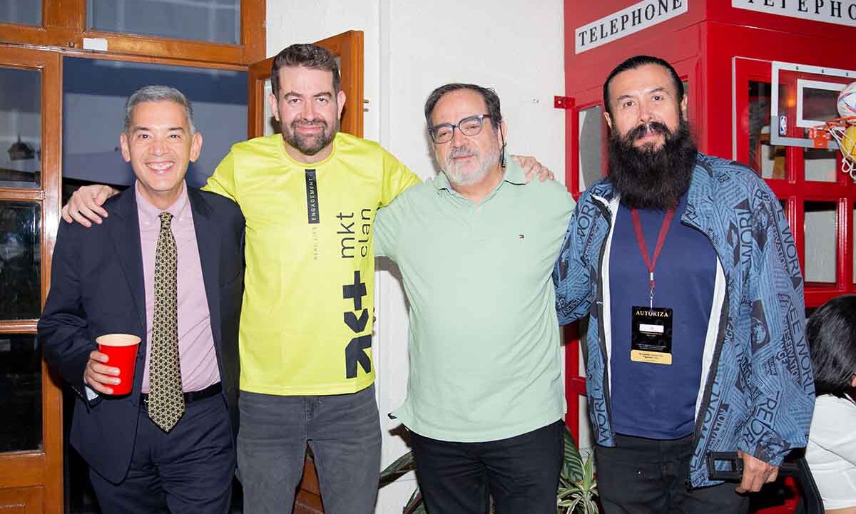 Mattie Diez, Arturo Ortíz, Carlos Alonso y Jorge Huerta