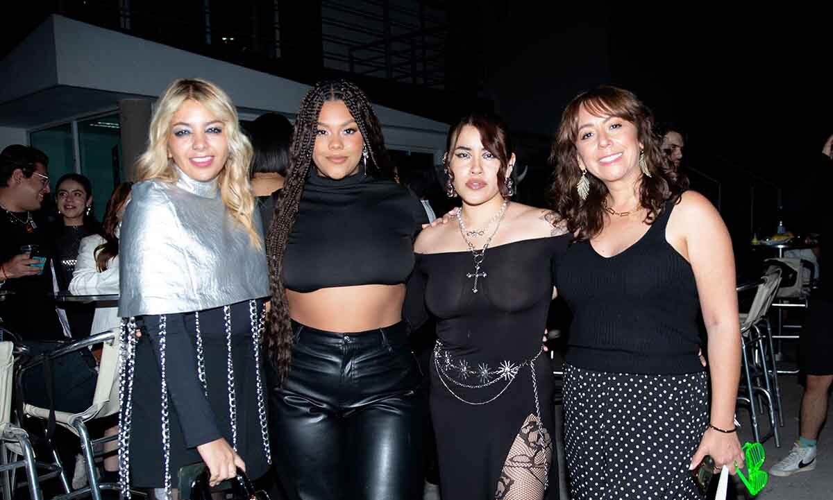 Cara Cabrero, Mélida, Janeth Meza y Gabriela Rojas