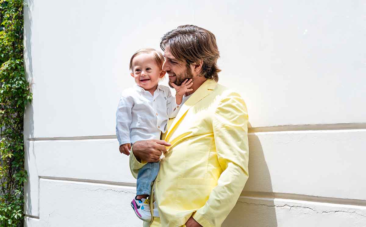 Nicolo Uslenghi protagoniza la edición del Día del Padre.