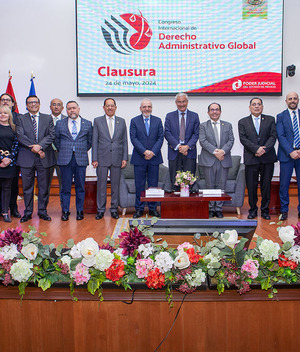 Representantes y ponentes del Congreso Internacional de Derecho Administrativo Global