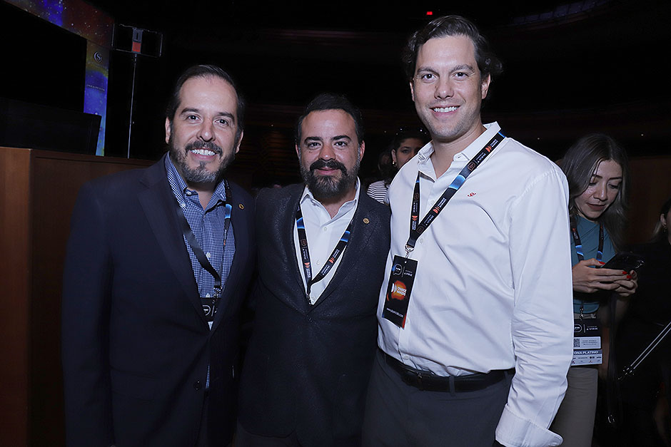 Ricardo Montaño, Diego Bouquet y Santiago Robredo