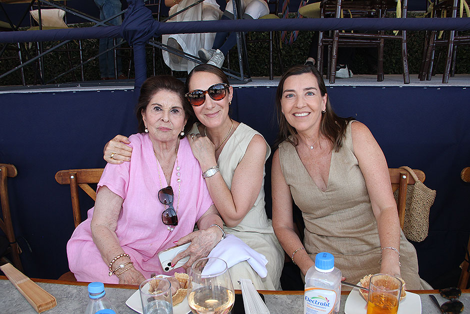 Ana Rosa Villaseñor de Urrea, Lorena Álvarez y Mayte Aranguren de Villaseñor.