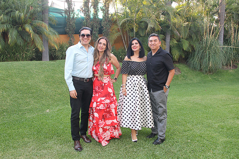 Israel del Valle, Mónica Aguilar, Mary Chely Romero y Andrés García.