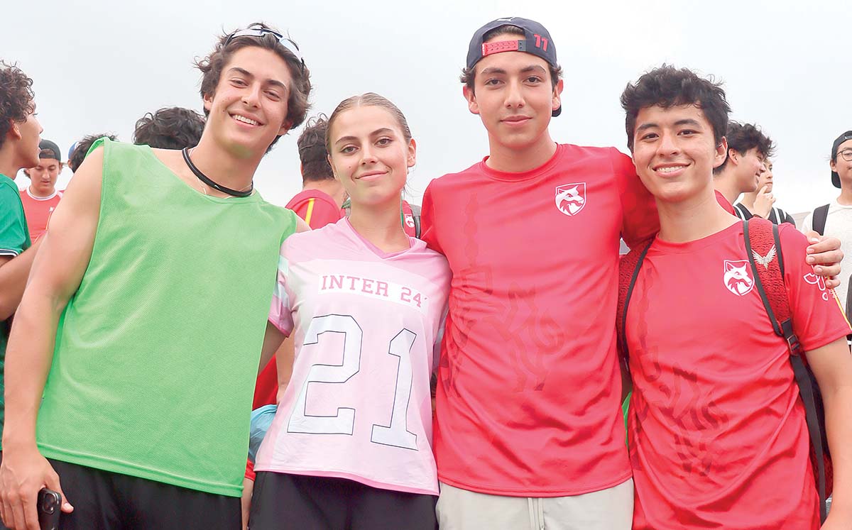 PABLO OROZCO, VICTORIA OROZCO, ALONSO LEMUS Y TADEO CASTAÑEDA compitieron en las diferentes disciplinas de atletismo, básquetbol, fútbol y natación