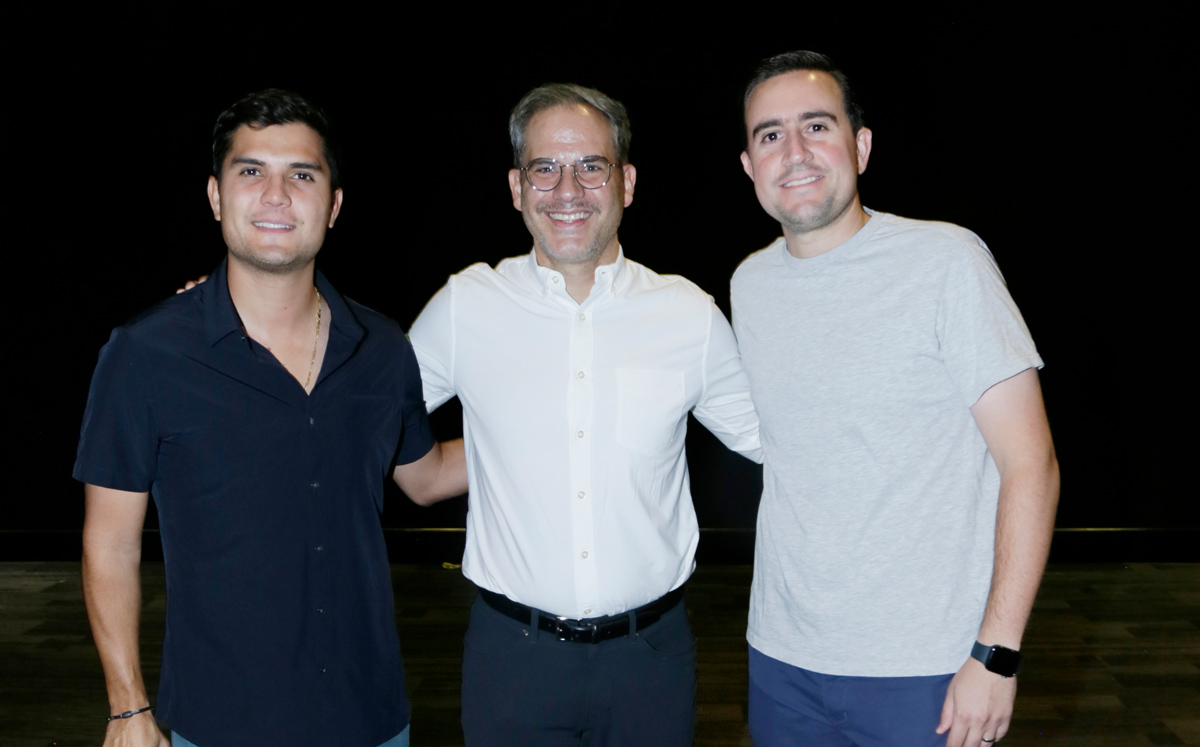 Adolfo Lomelí, Rosendo Cuéllar y Esteban Moreno / Foto: Omar Valdez