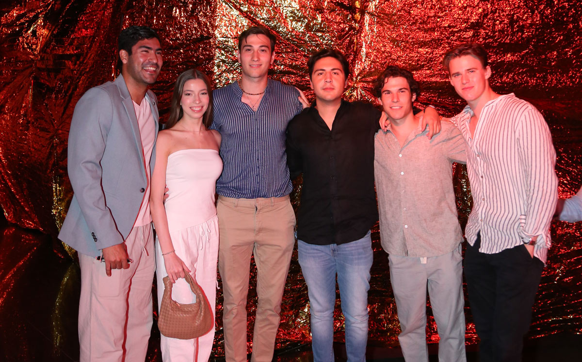 Daniel Guzmán, Mariana De los Santos, Darío Lozano, José Manuel Garza, Santiago González y Diego Rodríguez / Foto: Roberto Alvarado