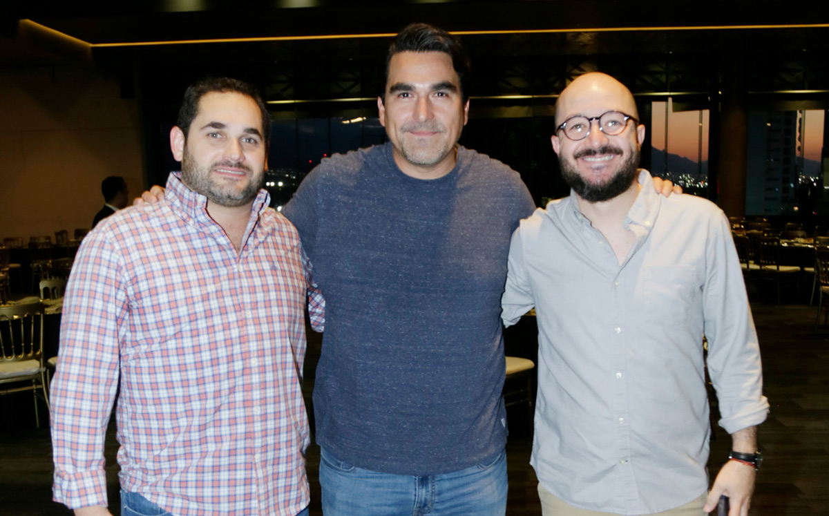 Eduardo Mellado, Fernando Ruiz y Alejandro Fuentes / Foto: Omar Valdez