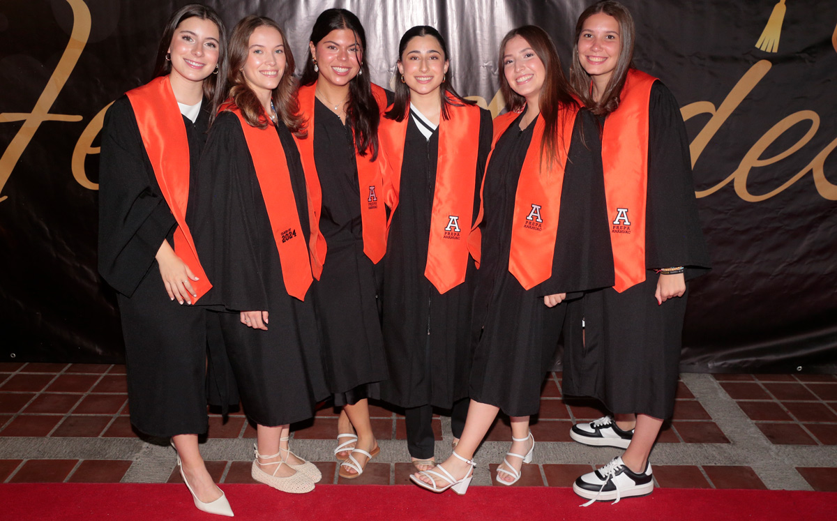 Eugenia Maldonado, María José Páez, Lorenza Bermúdez, Fernanda Quiroz, Grecia Cárdenas y Cordelia Flores / Foto: Daniel Saldívar