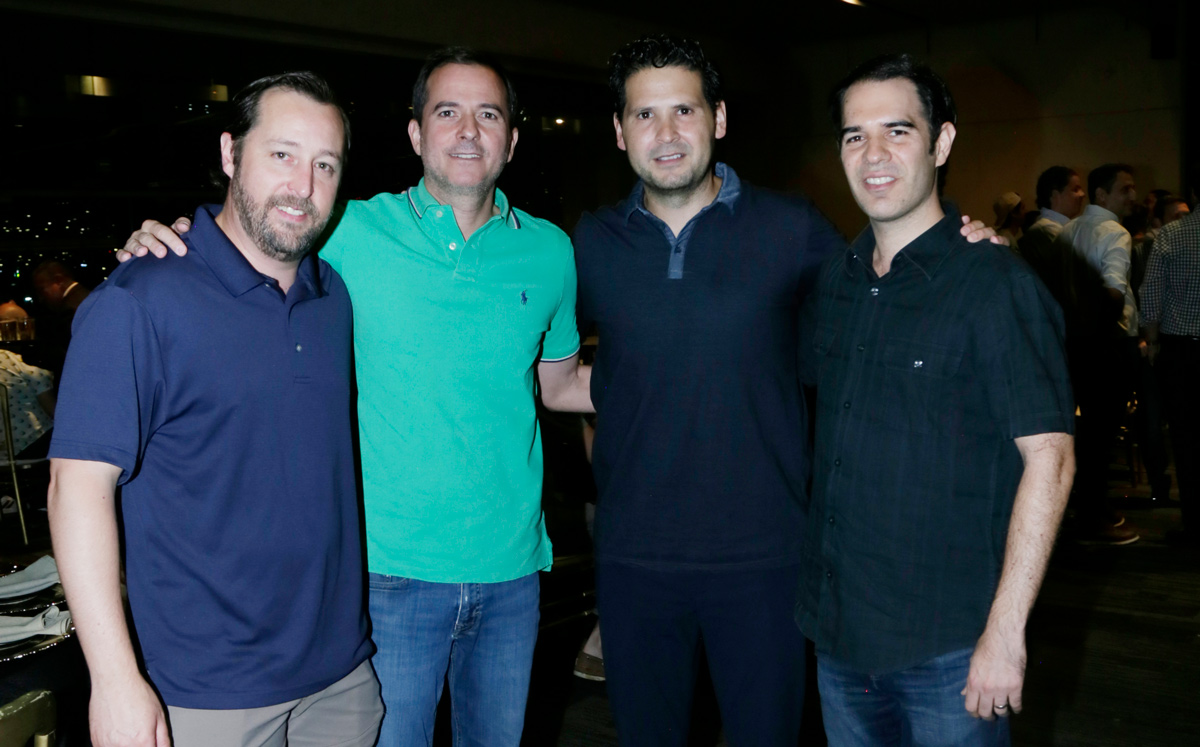 Eugenio Martínez, José Camelo, Hernán Montemayor y Ramiro Cantú / Foto: Omar Valdez