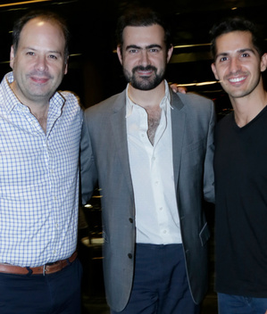 Federico Díaz, Elías Saide y David Zambrano / Foto: Omar Valdez