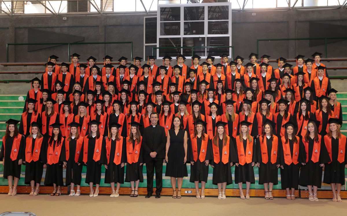 Grupo de gaduados Prepa Anáhuac Monterrey / Foto: Daniel Saldívar