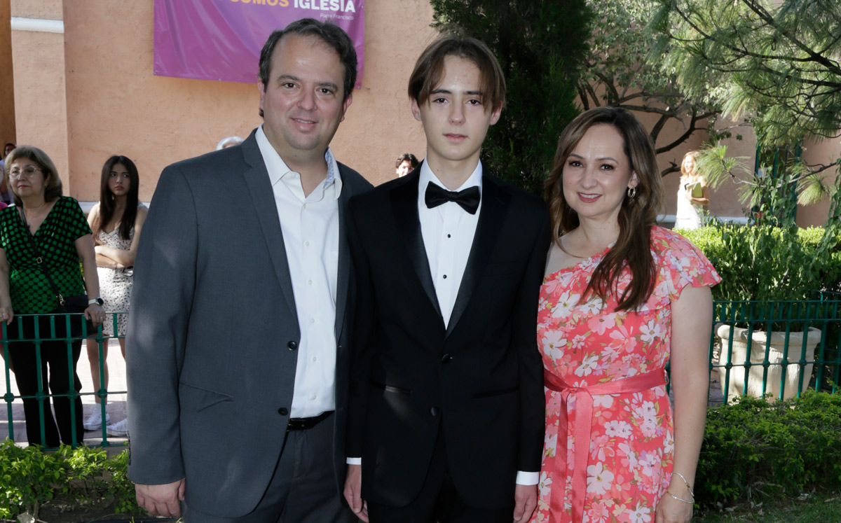 José Luis Quiroga, José Luis Quiroga y Lorena Garza de Quiroga / Foto: Staff Chic