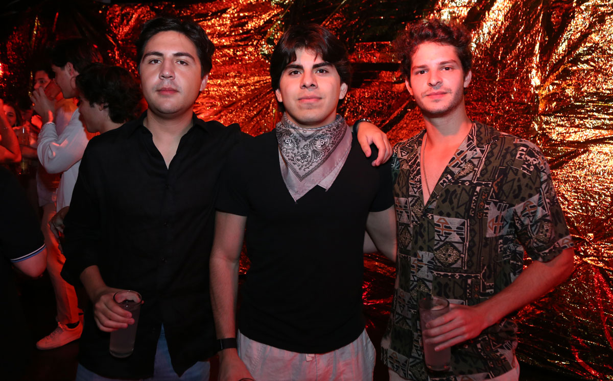 José Manuel Garza, Gabriel Nájera y Gabriel Doddoli / Foto: Roberto Alvarado