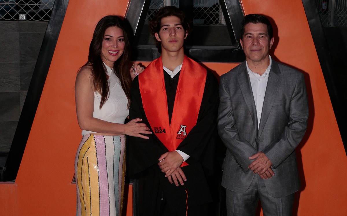Marcela de Garza, Marcelo Garza y Arturo Garza / Foto: Daniel Saldívar
