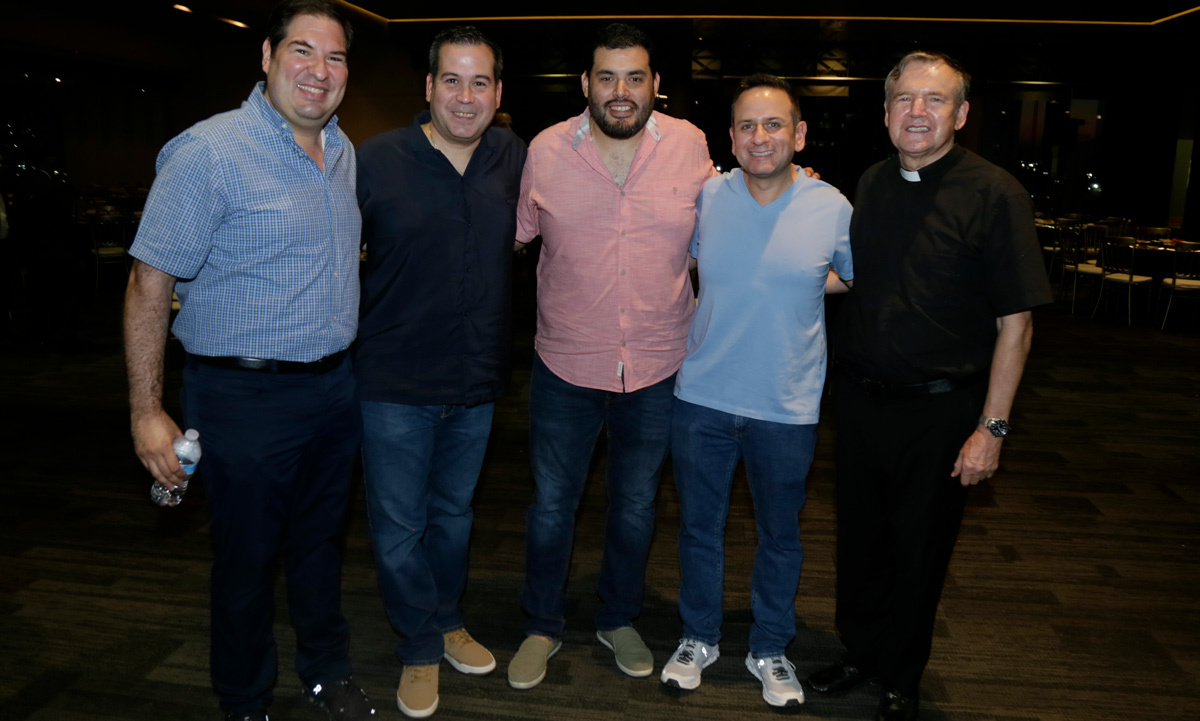 Pepe Garza, Daniel Guzmán, Luis De la Garza, Jesús Sánchez y Patrick McMenamin   / Foto: Omar Valdez