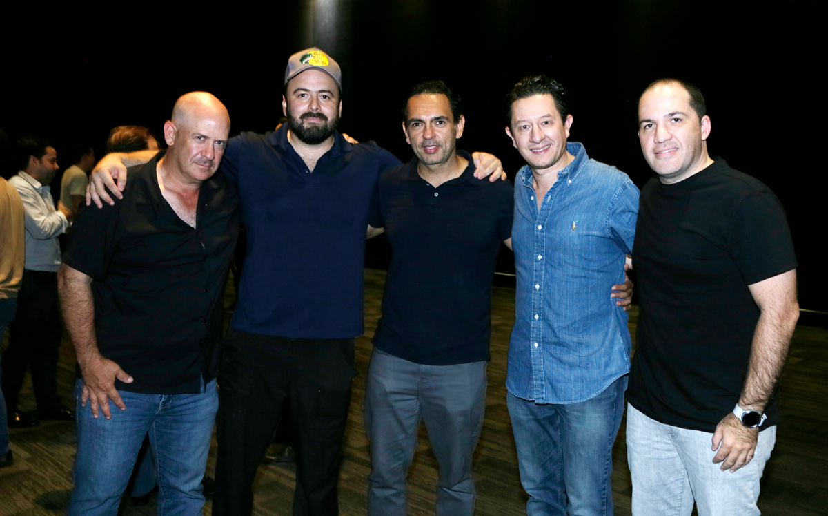 Pepe Letayff, Andrés Acosta, Gustavo García, Paco Ruelas y Rafael Pérez Bansini / Foto: Omar Valdez
