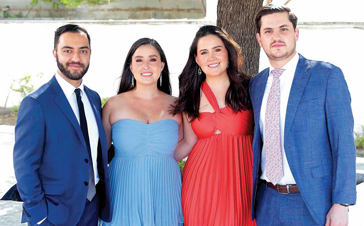 Seina Soufiania, Paulina Noyola, Valeria Garza y Pablo Gómez