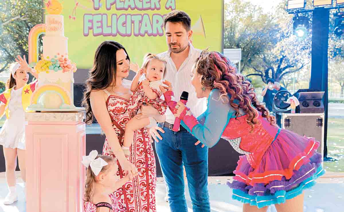 Durante el show, Tatiana interactuó con la familia / Fotos: Cortesía