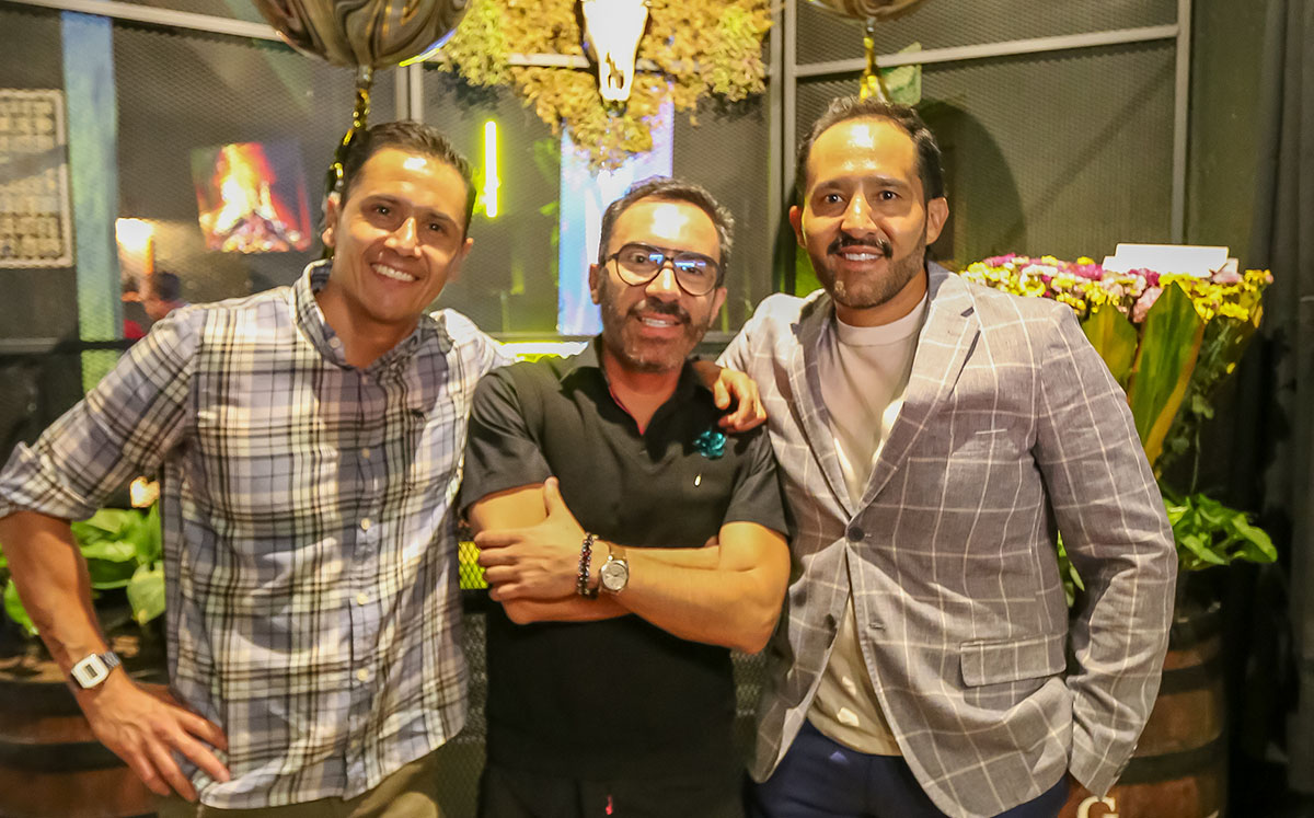 Gerardo Hernández, Raymundo Zepeda y Mario Labastida