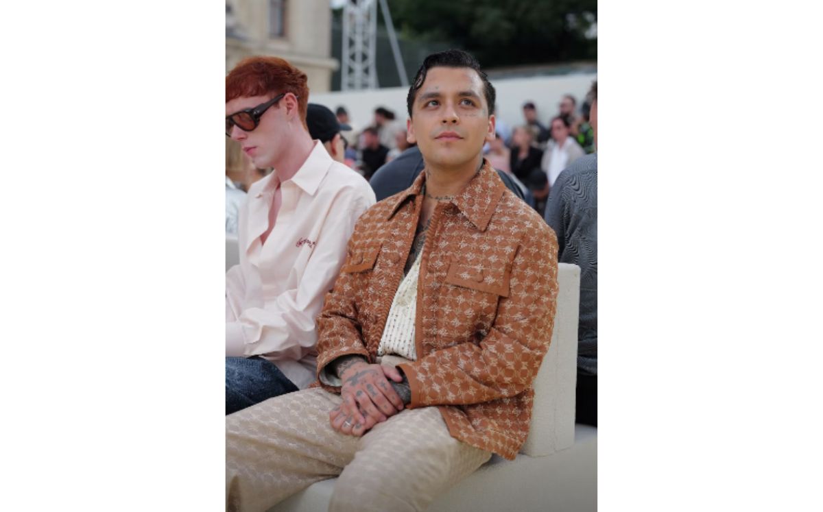 Christian Nodal en Fashion Week 2024