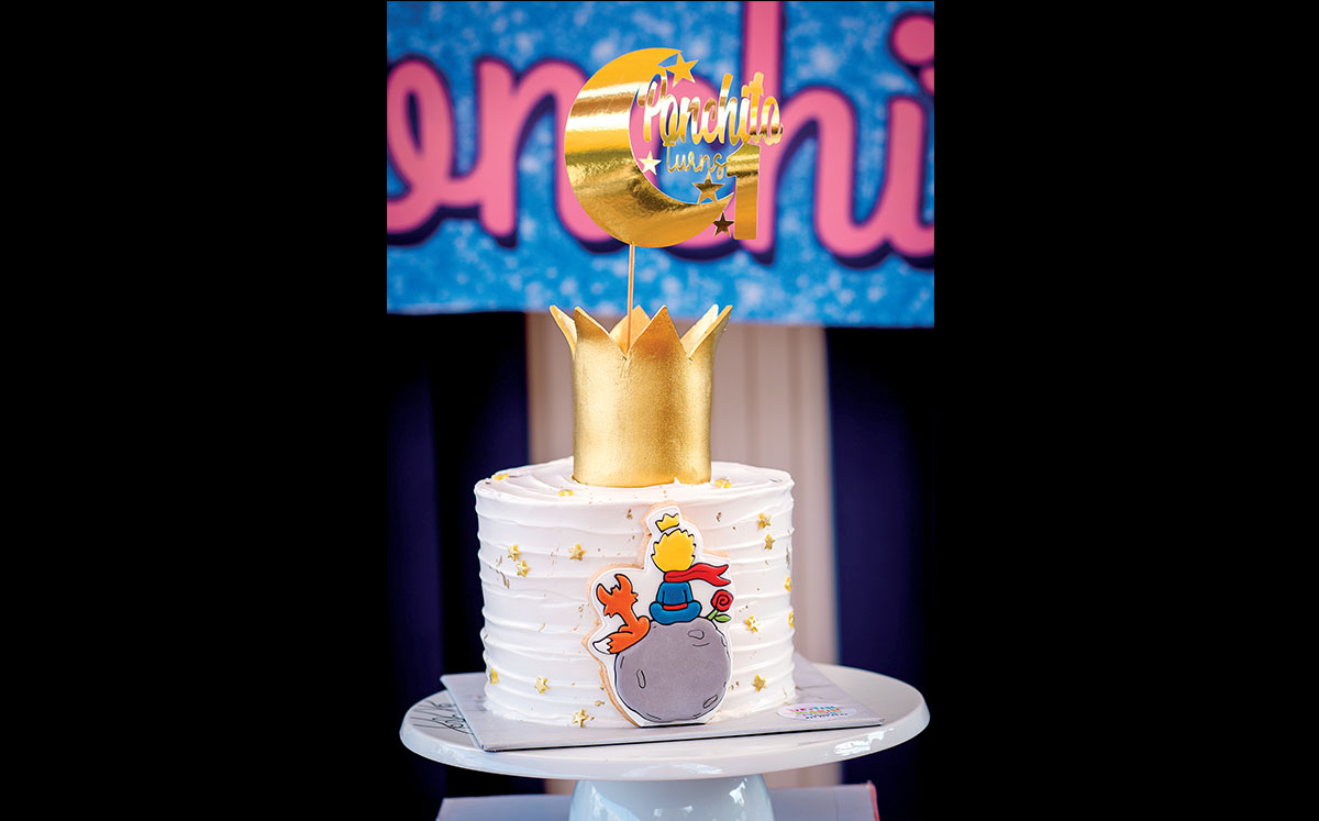 detalle del delicioso pastel