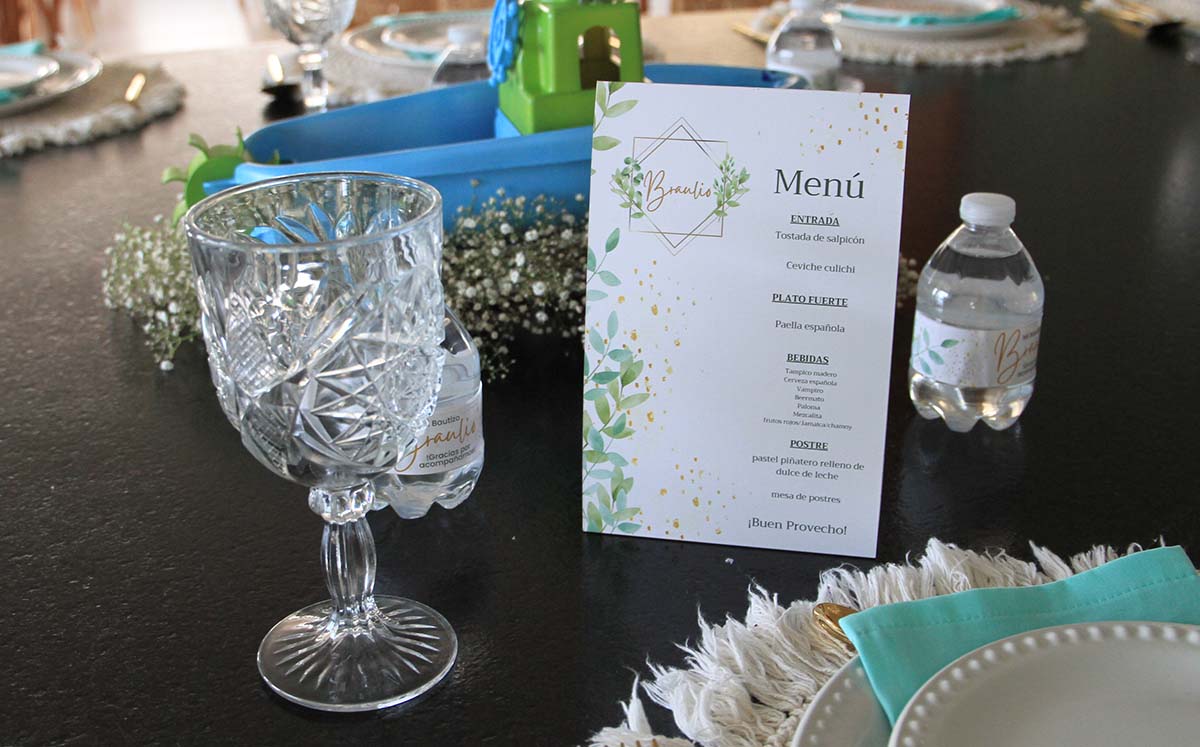 detalles del menu