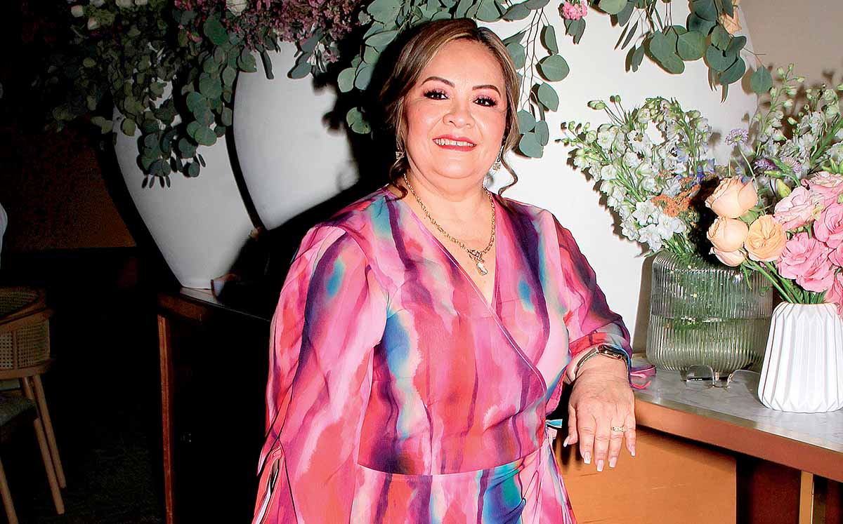 SOCORRO MORENO, es la suegra y una de las organizadoras de la hermosa despedida de soltera de Denisse Ku