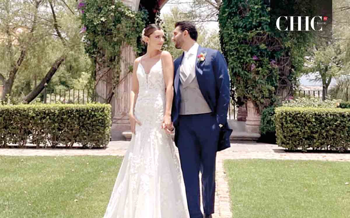Andrea Espinosa y Rodrigo Cortés festejaron su matrimonio en la Hacienda San José Lavista, en San Miguel de Allende