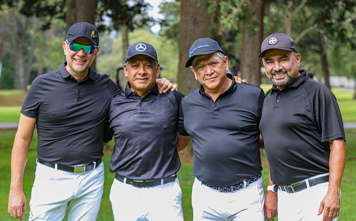 Ricardo Villegas, Juan Páez, Eusébio López y Juan Carlos Morales