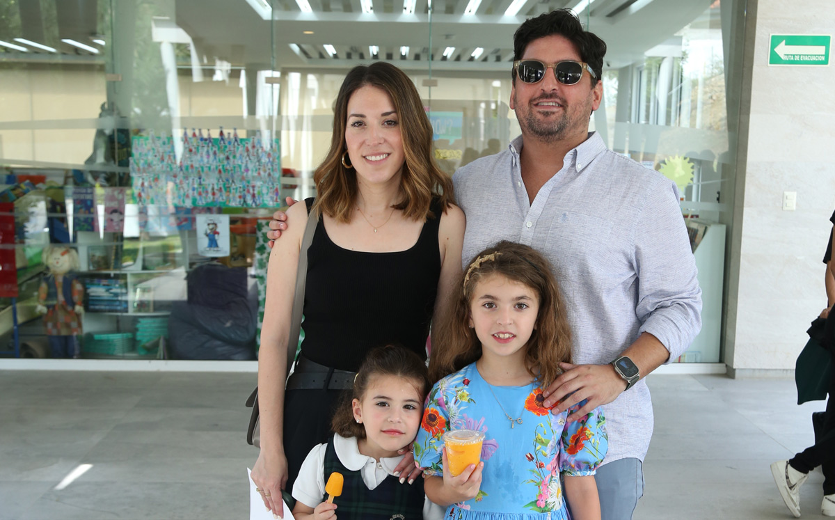 Ana Catalina Treviño, Alberto Garza, Cordelia Garza y Camila Garza / Foto: Roberto Alvarado