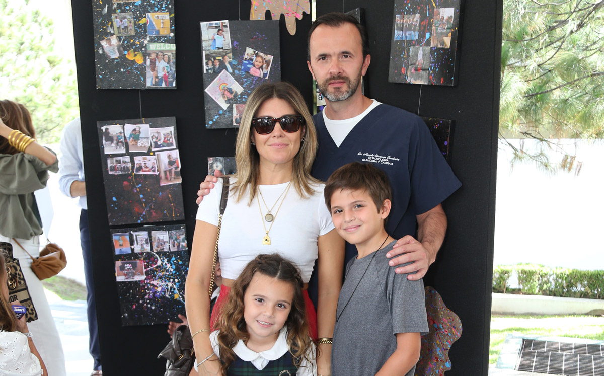 Ana Charur, Marcelo Stevenson, Camille Stevenson y Martell Stevenson / Foto: Roberto Alvarado