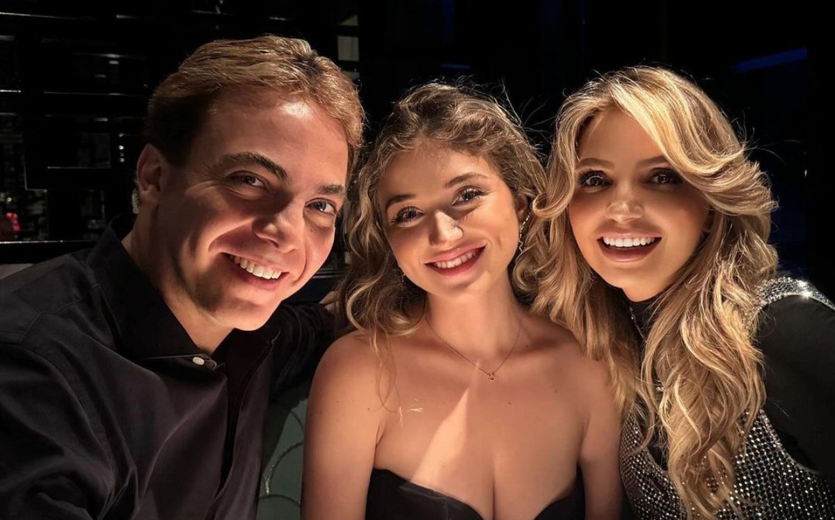 Angélica Rivera y Cristian Castro con filtros (Instagram)