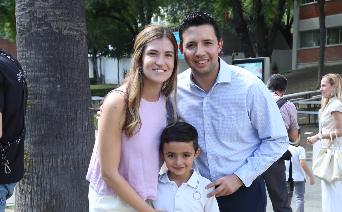 Balbina Fernández, José María Garza de Silva y José María Garza / Foto: Roberto Alvarado